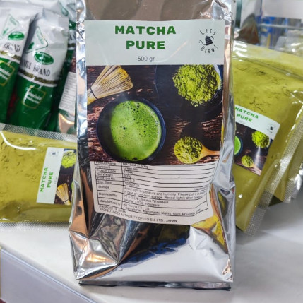 

Matcha Pure Repack 500GR | Matcha Jepang Asli Murni Tanpa Campuran