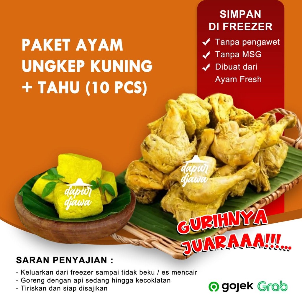 

AYAM UNGKEP BUMBU LENGKUAS LAOS KUNING REMPAH SAMBAL MAKANAN SIAP SAJI MASAK GORENG KEMASAN FROZEN