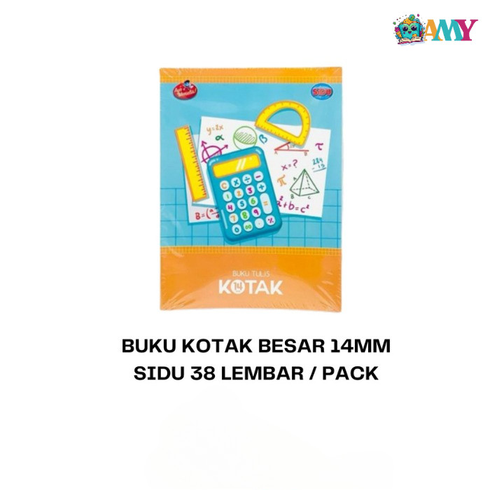 

SIDU BUKU KOTAK 38 ISI 10 SQ14MM Amy Stasionary