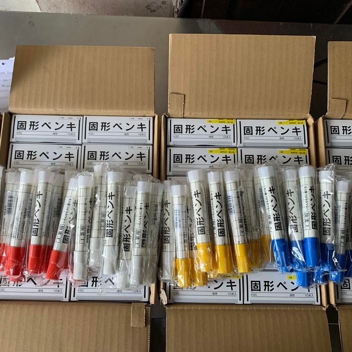 

【M-MT】PROMO!!! Solid Steel Marker SAKURA Warna Putih Kuning Merah Biru 100% ORIGINAL - Putih
