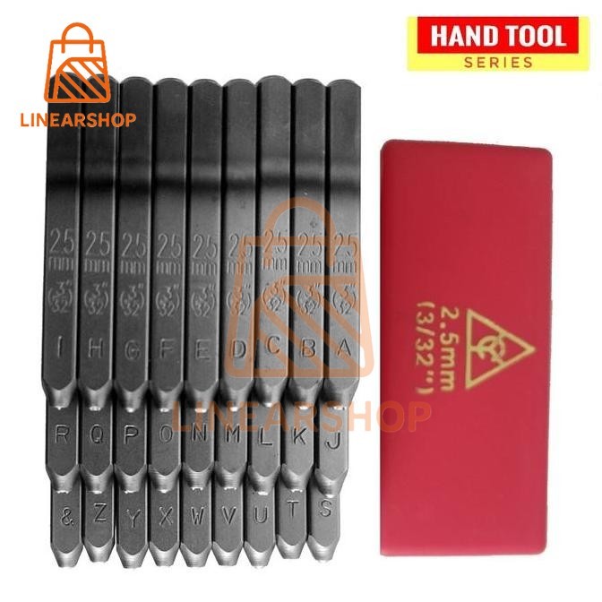 

Linear Asli Taiwan!!! Ketok Huruf 2,5Mm. Letter Punch Heavy Duty