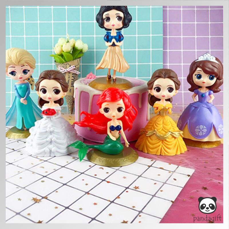 

TOPPER PRINCESS DISNEY ELSA FROZEN MERMAID / Cake Topper Dekorasi Figure Disney Princess - GF0597