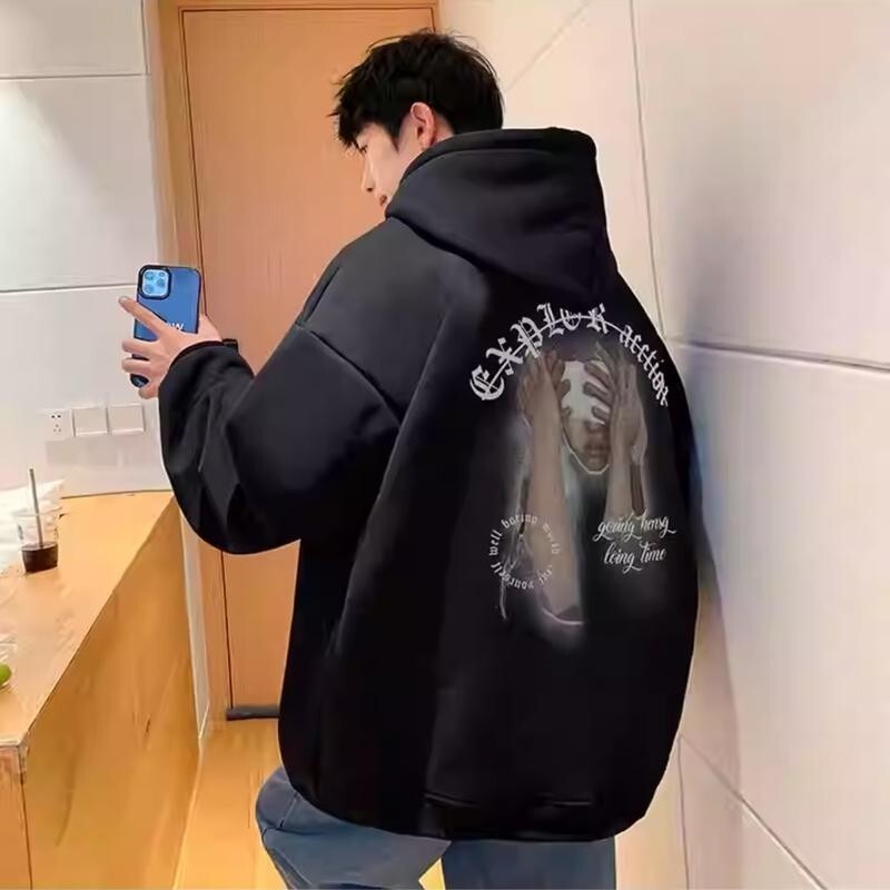 Hoodie Explore Action Hoodie Pria Wanita Hoodie Couple Kapelan Pasangan Hoodie Jumbo Polos