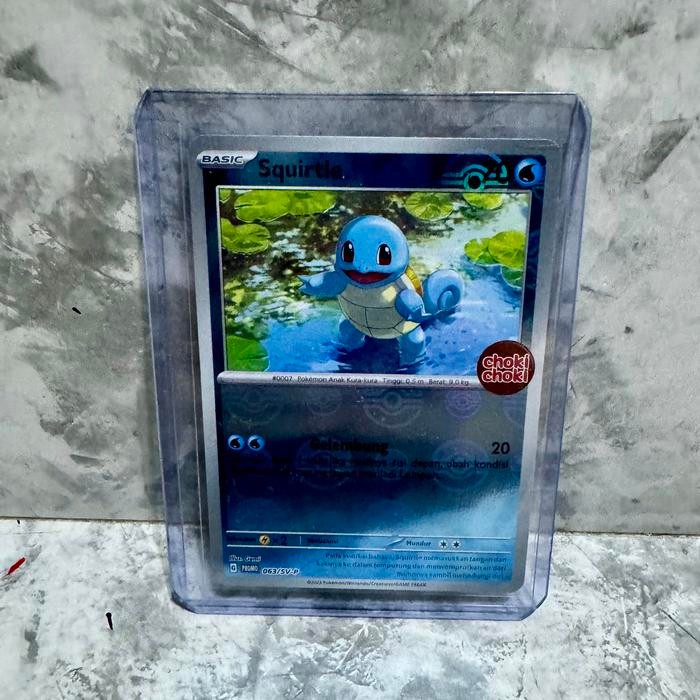 Kartu Pokemon Choki Choki Squirtle Holo