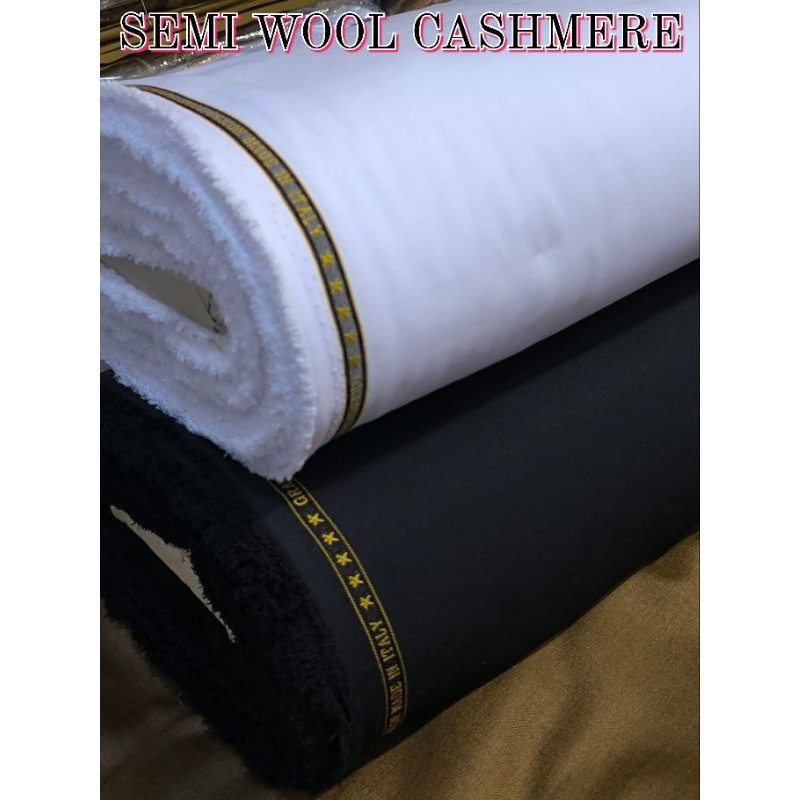 Kain putih PNS,ASN,Putih perawat kedokteran wool cashmere kain tebal lembut adem terjangkau