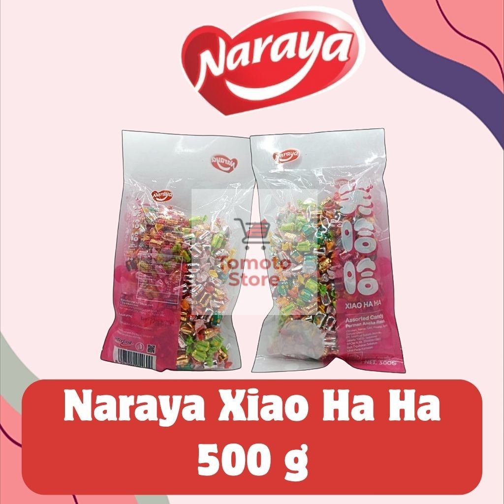 

✨ TOMOTOSTORE ✨ NARAYA Permen Xiao Ha Ha Assorted Candy 500 gr