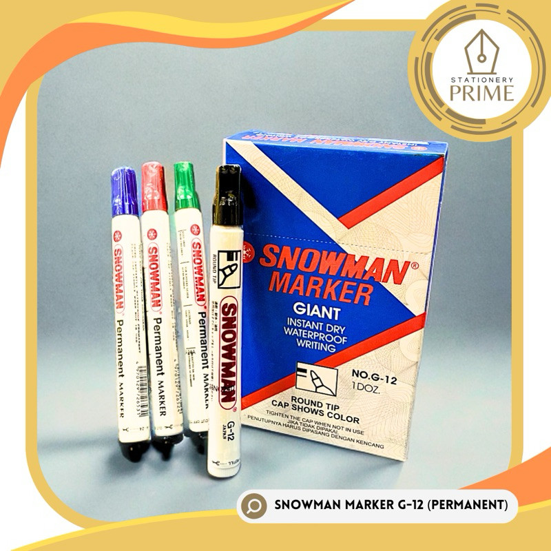 

SPIDOL SNOWMAN PERMANENT G-12 [PIECE]