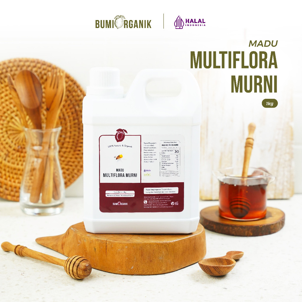 

NEW MADU MULTIFLORA SUPER ASLI 1000GRAM BUMI ORGANIK ORIGINAL ALAMI TANPA CAMPURAN APAPUN RAW HONEY MINUMAN HERBAL KESEHATAN MADU MULTIFLORA UNTUK DIET HARGA GROSIR HNI ATTAUBAH AL HIDAYAH ATTAUBAH HPAI DARIBUMI NUTRIFARM BEORGANIK BEST HONEY SAFIYA MADU