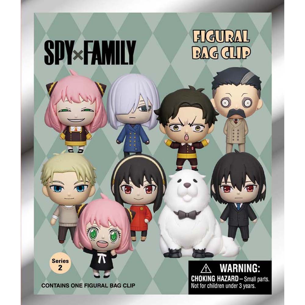 

1pc Spy X Family Officially Licensed 3D Mystery Bulk Bag Clip Spy X Family Loid Forger Anya and More Character Gifts for Friend