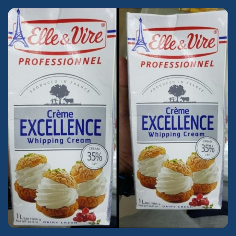 

ELLE VIRE WHIP CREAM WHIPPING CREAM 1ltr PROMO