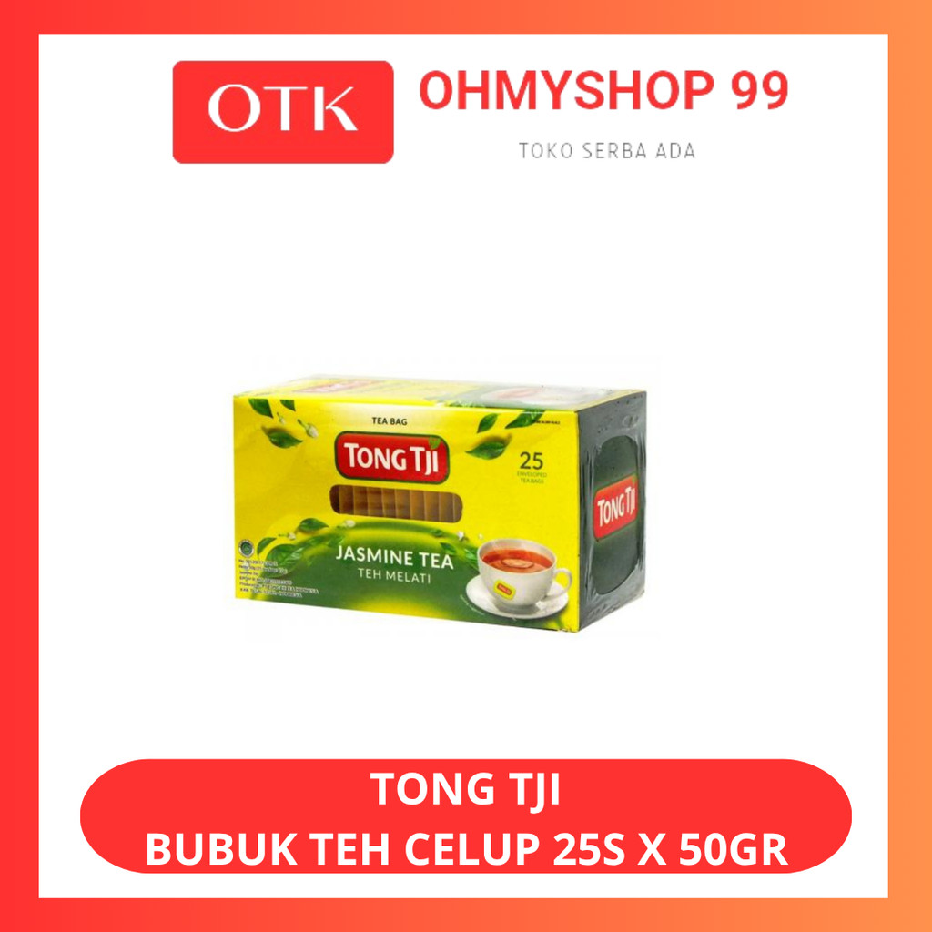 

TONG TJI Bubuk Teh Jasmine Tea Celup 25S