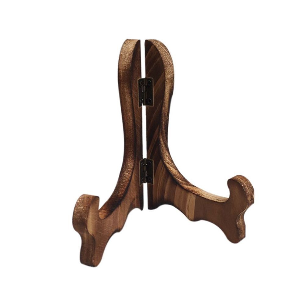 

Portable Retro Foldable Home Decor Porcelain Plate Display Storage Rack Display Stand Decorative Rack Easel