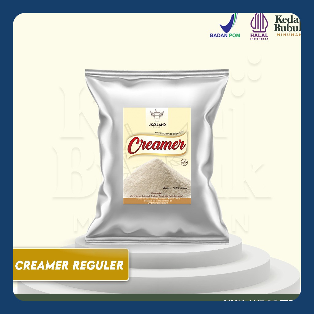 

Javaland Bubuk Creamer / Krimer 1Kg - Regular | Non Dairy | Creamy Café