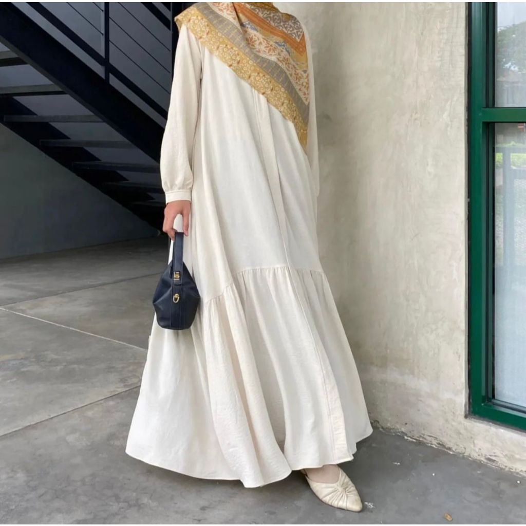 PARXETSHOP  grosir gamis bandung _ gamis jumbo termurah XL XXL dress crinkle airflow murah givana dr