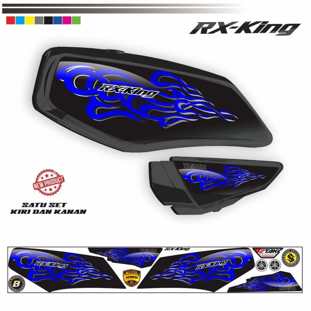 VARIASI KEREN STIKER MOTIF KEREN RX KING VARIASI STIKER STRIPING RX - KING VARIASI RX KING