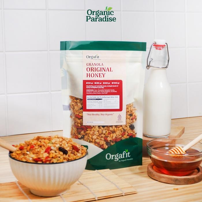 

PROMO!Granola Honey Special 500 Gram / Granola Madu Special 500 gram Organic Paradise - SpesifikasiREADY