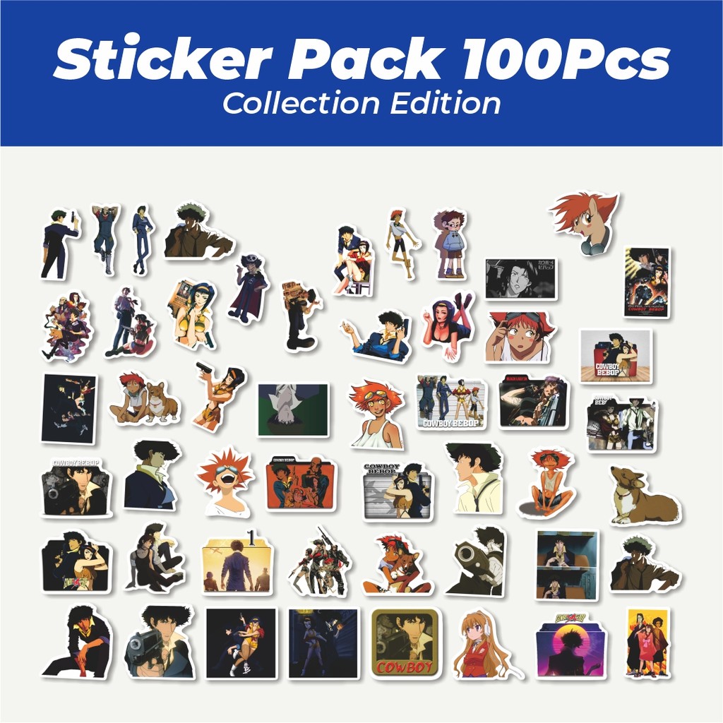 

Hot Sticker Anime Cowboy Bebop Lucu Anti Air Stikers Berperekat Waterproof Sticker Decal Buat Motor Helm Buku Journal Koper Casing HP Laptop Botol Minum