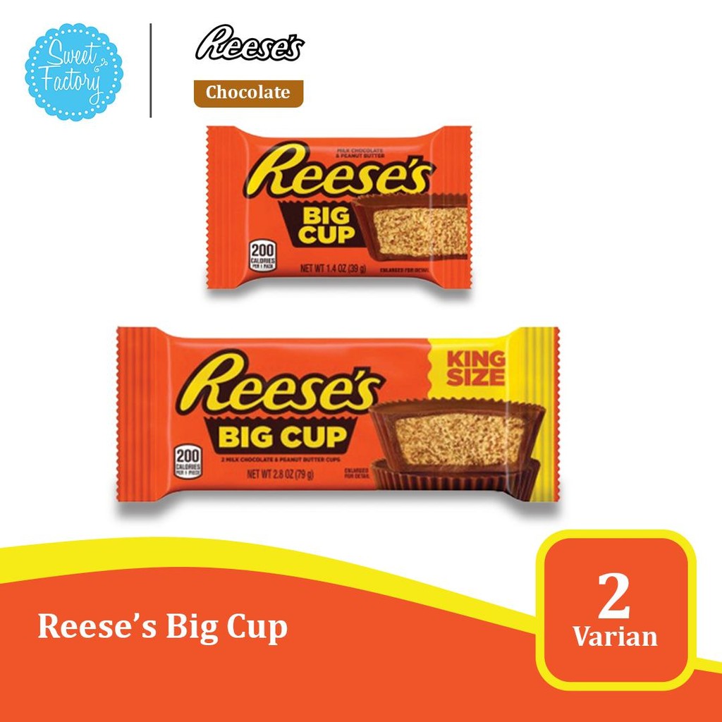 

Reese’s Big Cup Peanut Butter – Cokelat Isi Selai Kacang Jumbo