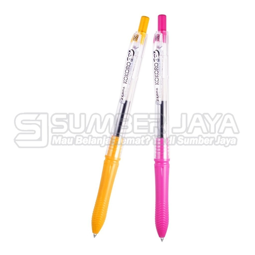 

Bolpen Pulpen Ballpoint Pena Zebra Kokoro Sweet Gel 0.5 mm Tinta Hitam