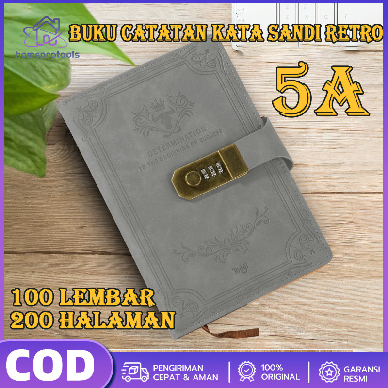 

Buku Catatan 200 Halaman dengan Kunci A5 Retro Password Diary Tebal Kreatif Buku Catatan Siswa Alat Tulis Binder Primal Toddi Buku Catatan Harian Notebook Cover Kulit Kunci Password A5 - TD100 quality