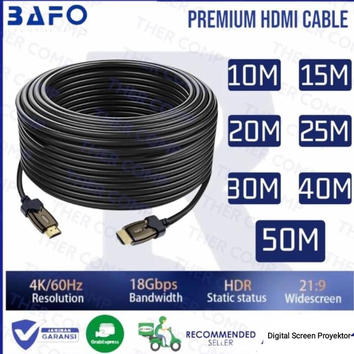 Kabel Hdmi 30 Meter Bafo / Cable HDMI BAFO HDMI 30 Meter