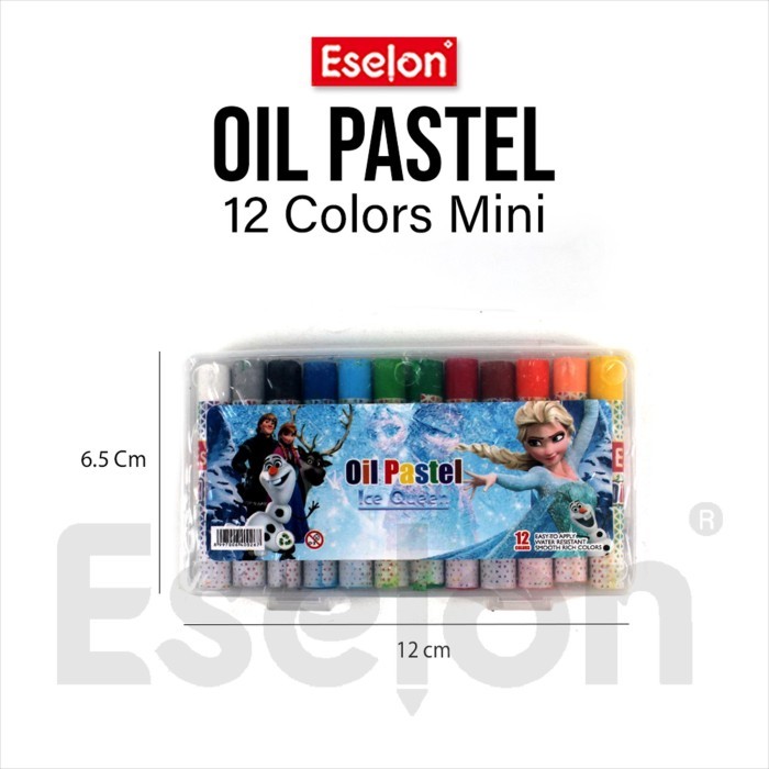 

Promo Crayon / Oil Pastel / Crayon mini / Crayon Eselon 12 colors - BOY Terlaris