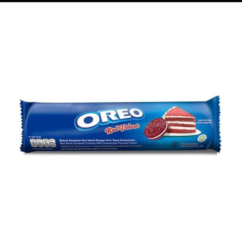 

Oreo red Velvet biskuit sandwich 110 gram - ARM