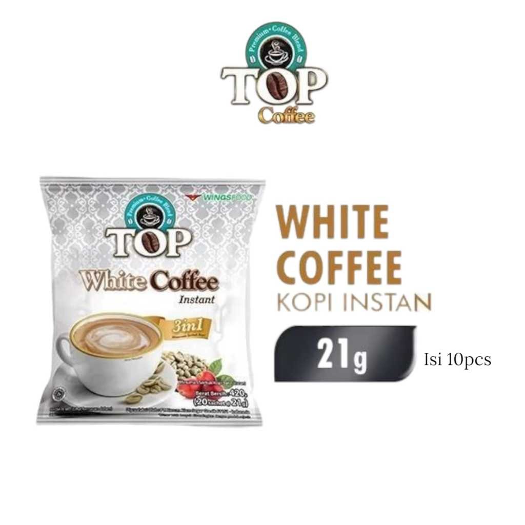 

KPSS Top Coffee Kopi Instan White Pack 21 gr isi 10 pcs
