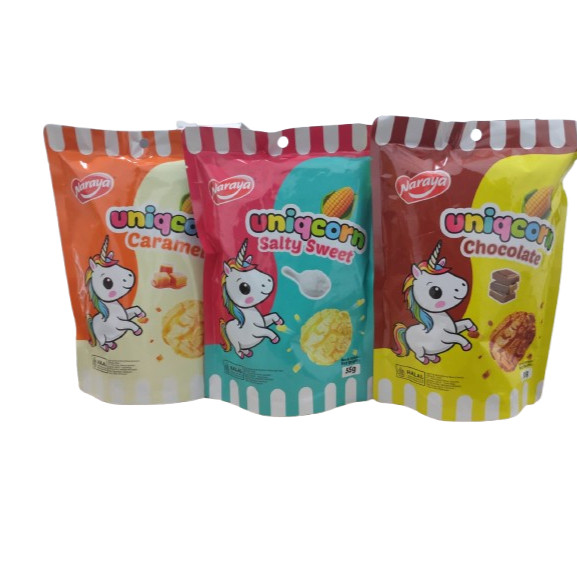

Naraya Uniqcorn Chocolate Caramel Sweet Salty 55gr | Popcorn