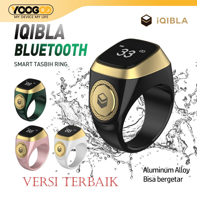 Tasbih Digital Cincin IQIBLA Zikr Ring Tasbih Smart Ring Cincin Tasbih Digital Ring Bluetooth Ring