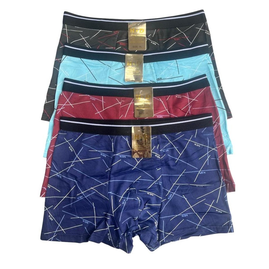 Sale 3-6PCS,CELANA DALAM PRIA MODEL BOXER, SEMPAK MOTIF PRINTING,TERBARU KATUN ADEM.SIZE L-XL-XXL-XX