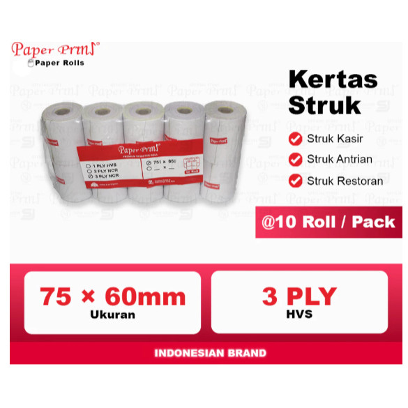 

STROOK 75 X 65 3PLY NCR PAPERPRYNS