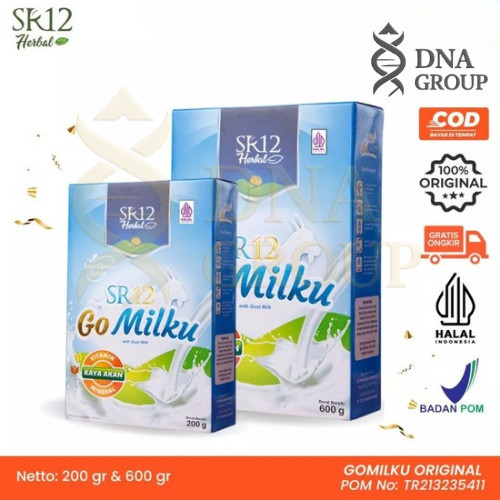 

Susu Gomilku SR12 Original Susu Kambing Etawa Bubuk Kualitas Premium Kemasan Hemat Rasa Original 200gr 600gr