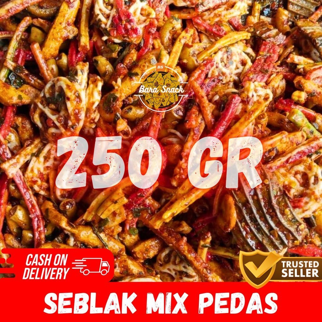 

[ 250gr ] Kerupuk Seblak Mix Super Pedas / Seblak Campur Pedas / Camilan Snack Kiloan Murah