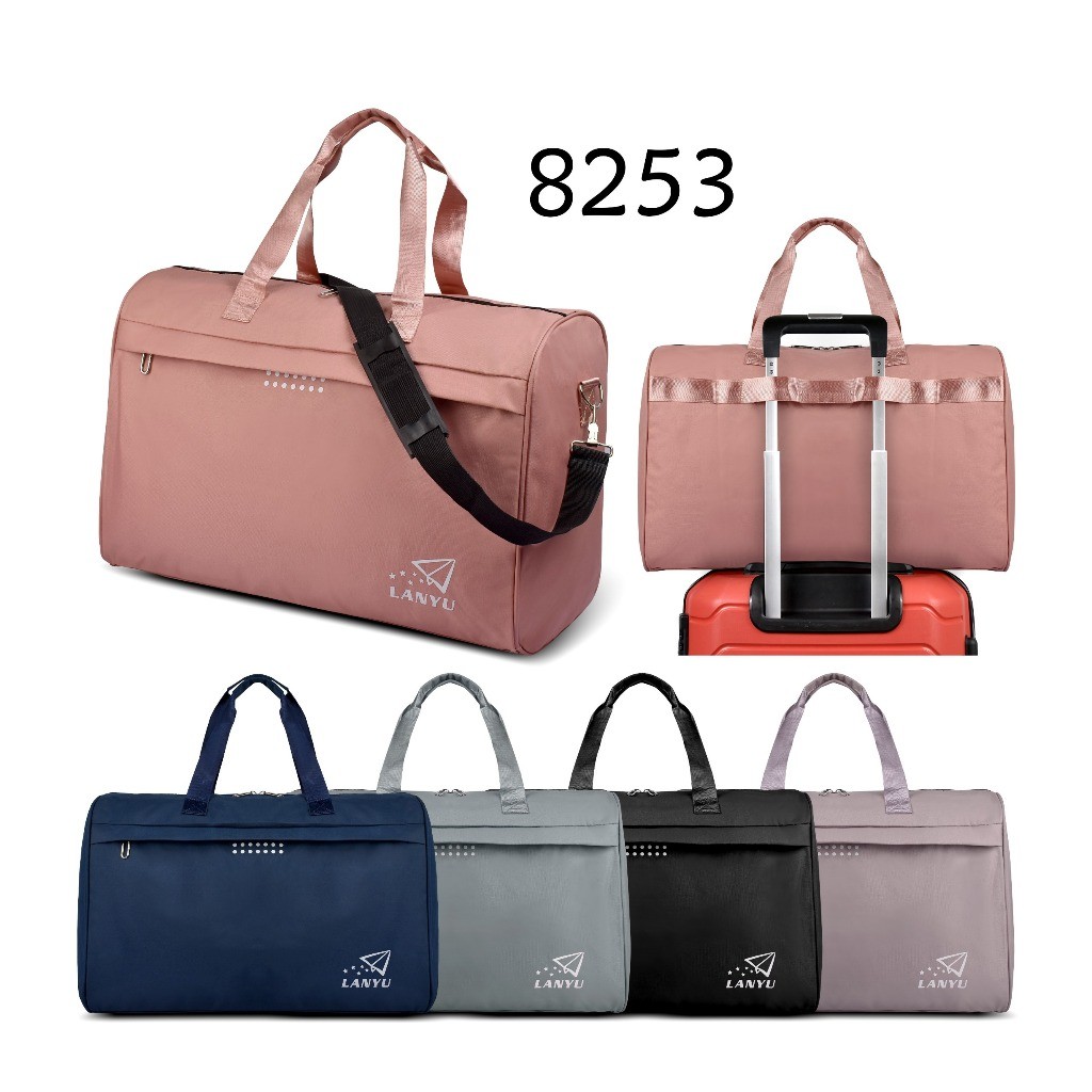 Ransel Importir-Tas Gymbag 8253 Tas Duffel Tas Travell Remaja Tas Untuk Koper / ada Strap Di Koper-T