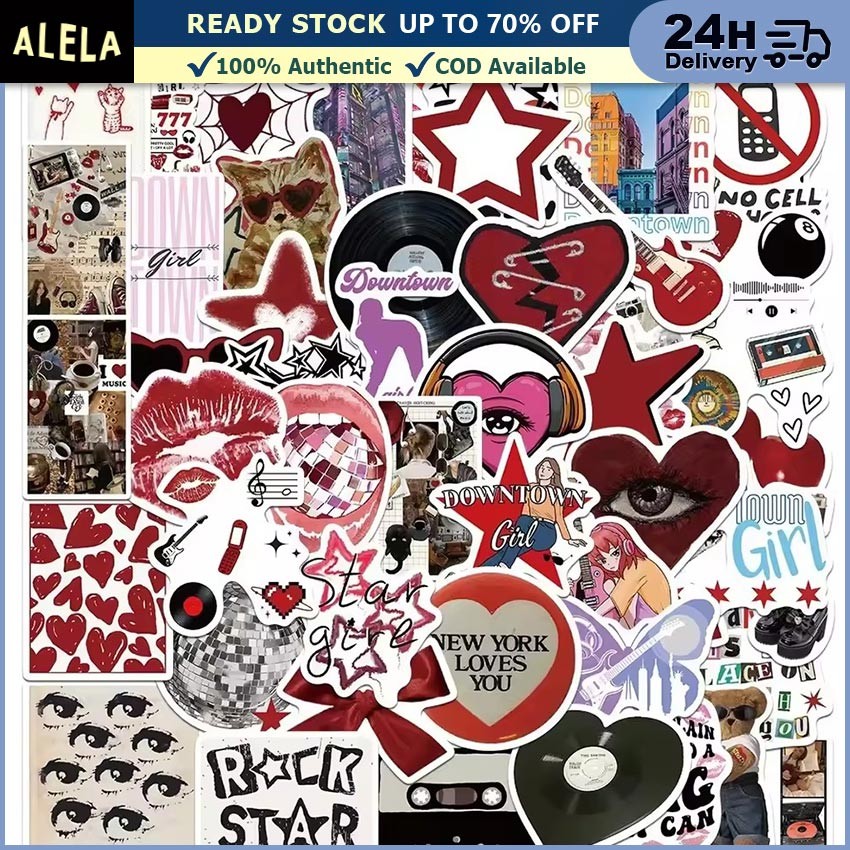 

Sticker Y2K Girls Stiker Aesthetic Pack Anti Air Anti Luntur Sticker HP Laptop Gitar Skateboard
