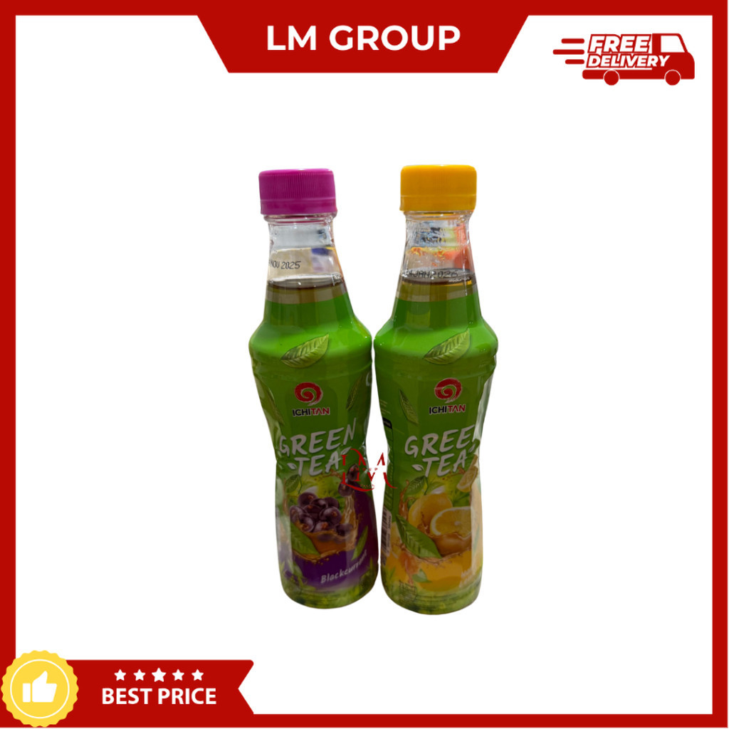 

Ichitan Green Tea Minuman Rasa Honey Lemon/Apple/Blackcurrant 280ml LM Snack Grosir