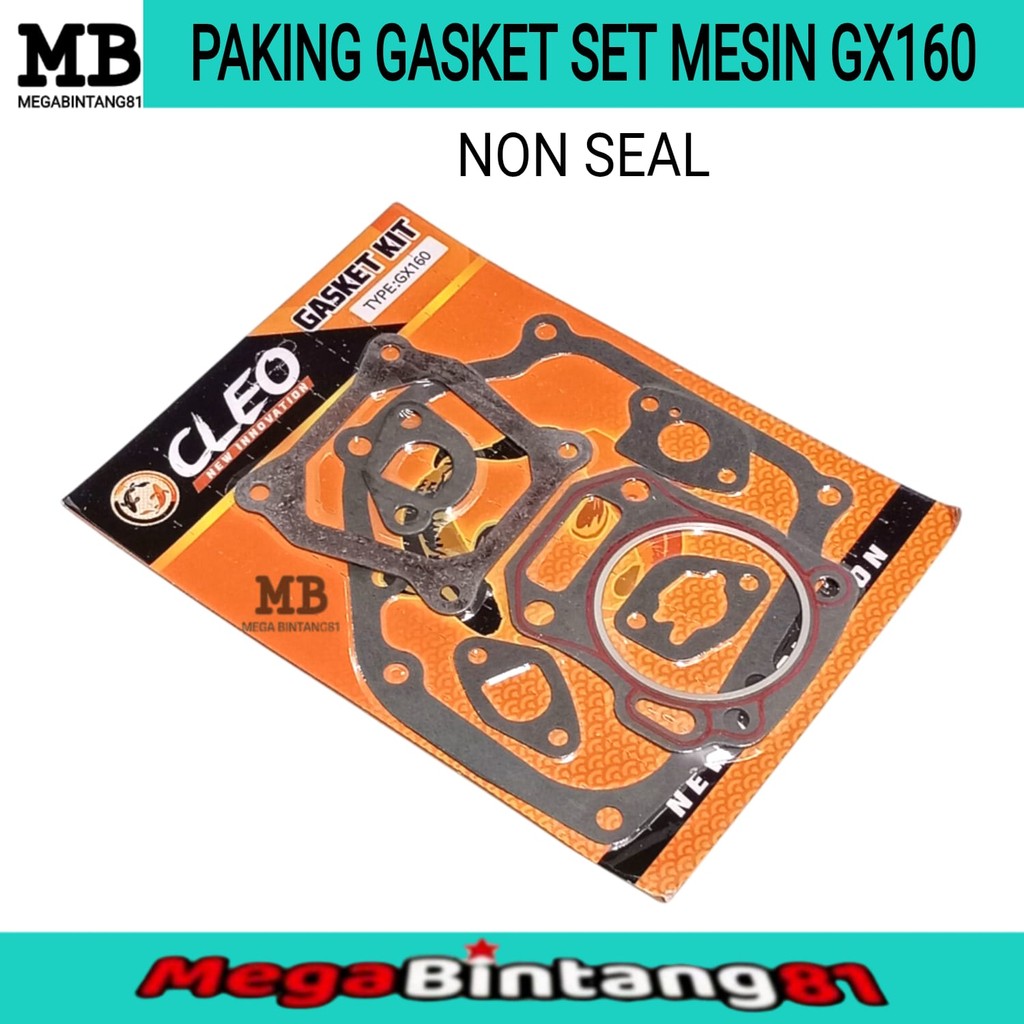 Paking gasket set GX160 NON SEAL Gasket set GX160 paking kop GX160 GX200 NON SEAL GX160