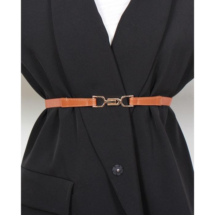 Ikat Ban Pinggang Wanita #2315 Elastis Korea Fashion Kulit PU Gasper Sabuk Cewe Womens Belt Korean -