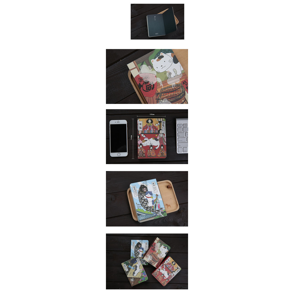 

Creative Cartoon Cat Hardcover Notebook Planner Paper Diary Monthly Yearly Agenda Notepads School Student Planning Stationery