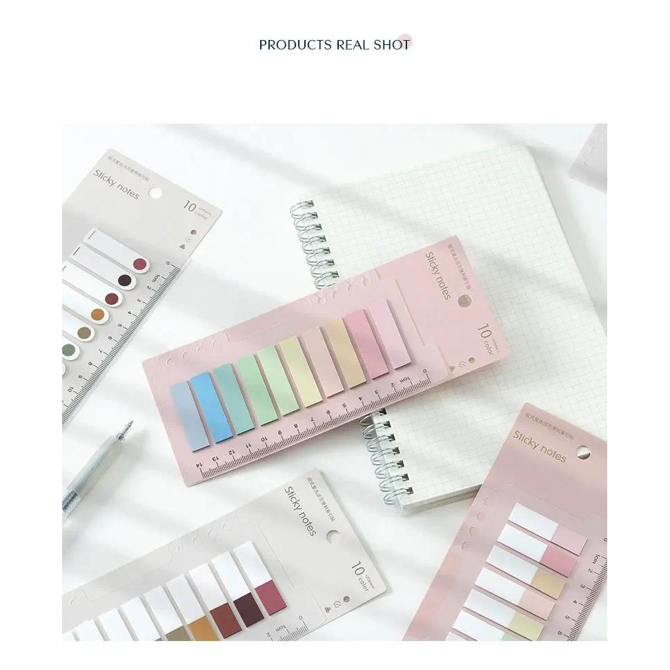 

Sticky Notes Stationery Set 200 Sheets Stationery Posted for books it Memo Pad Bookmark Adhesive Notepad Sticky tabs