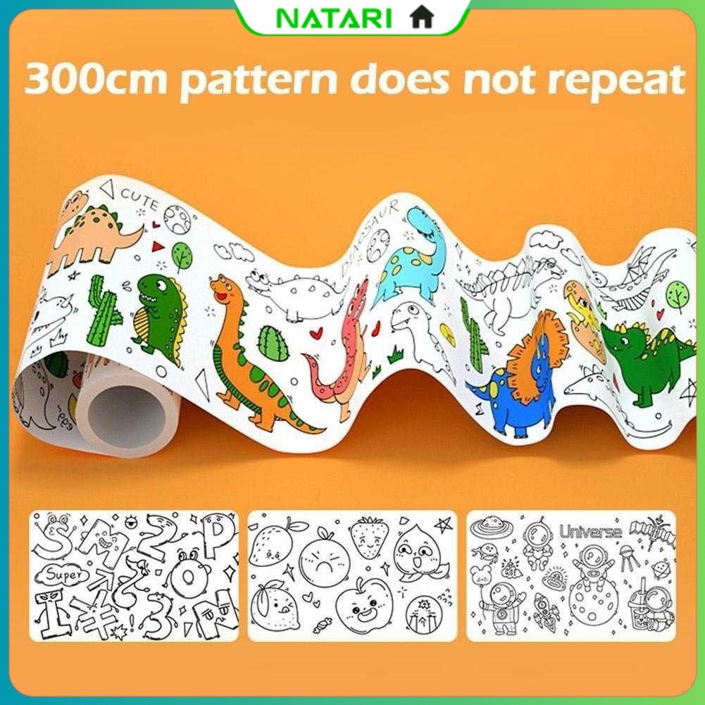 

Kertas Mewarnai Tempel Dinding Drawing Paper Roll 300cm - AM-33
