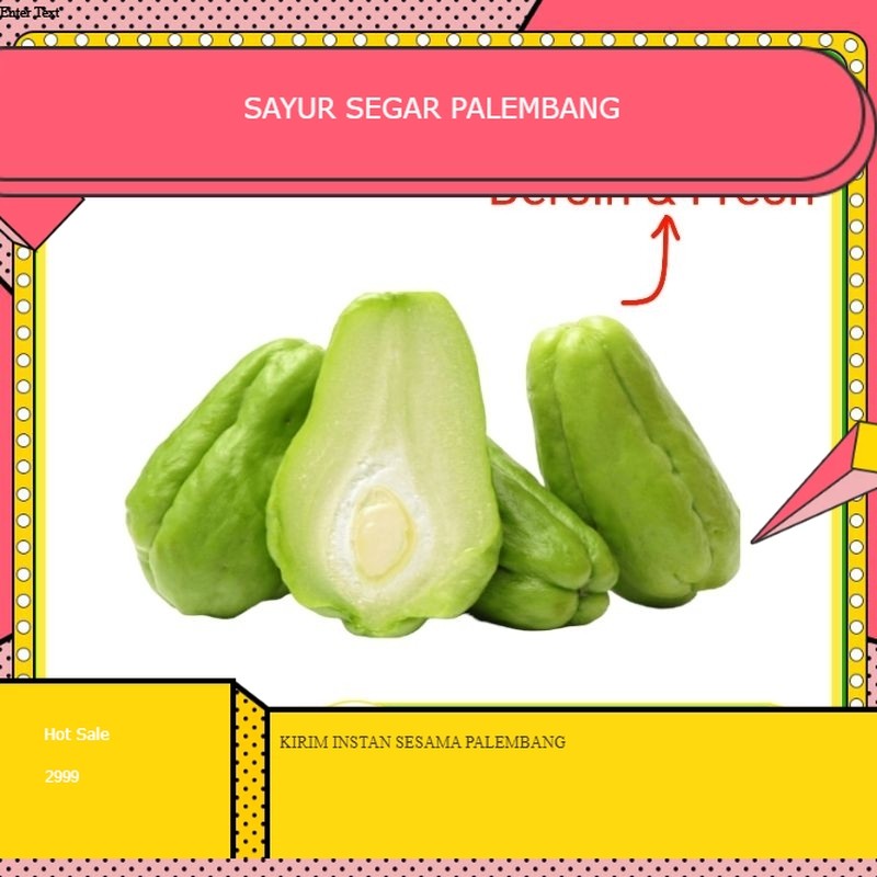 

Labu Siam - Toko Sayur Sayuran Mayur Online Segar Palembang