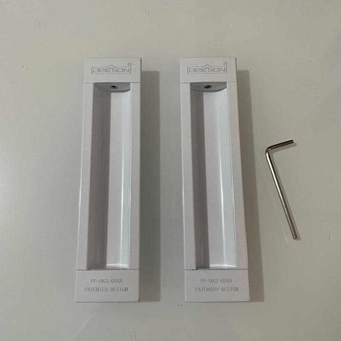 Handle tanam pintu sld Dekson PP 008A - Putih