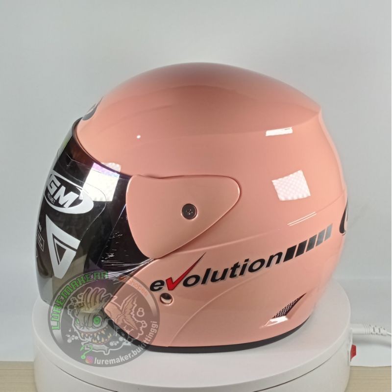 Helm GM Evolution Se Helm GM EVO Solid Orange Pastel