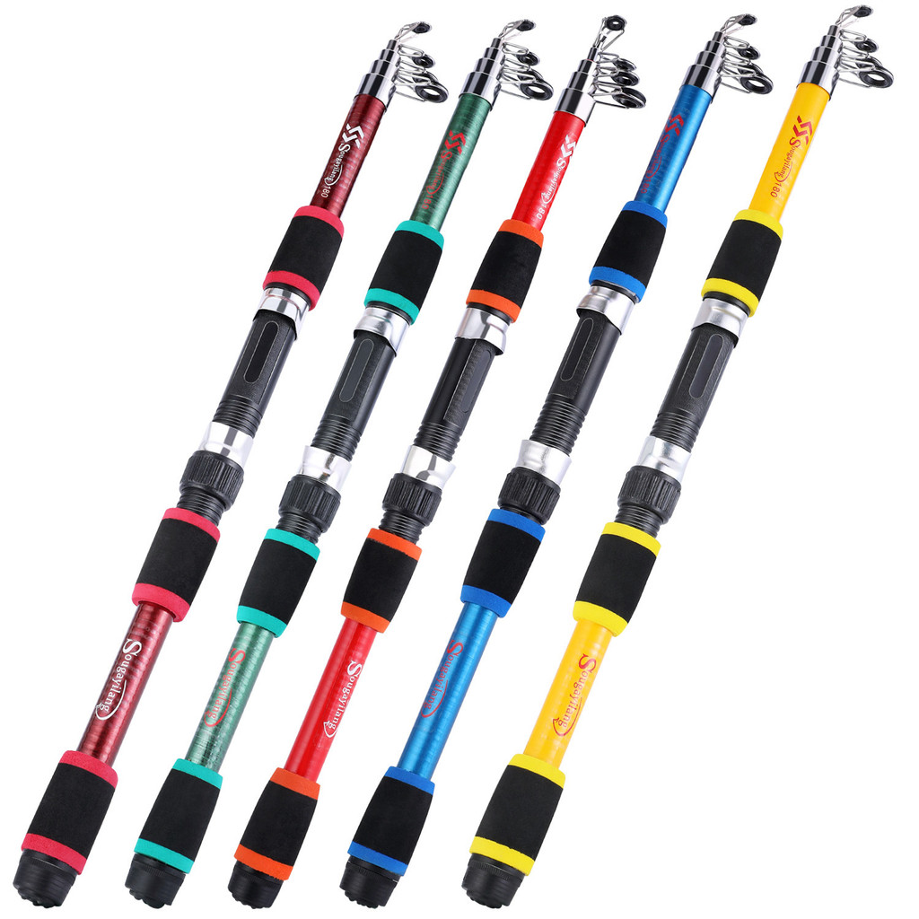 Sougayilang 1.8M Spinning Fishing Rod M Power  ildren Fishing Rod Telescopic Rock Fishing Rod Carp F