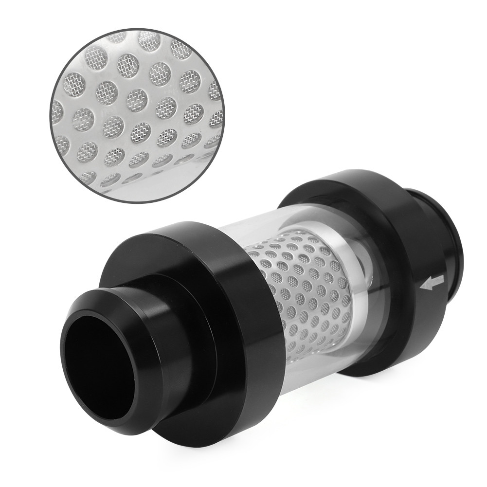 For 1 1/2" hose NEW Vehicle Coolant Filter RebuildBlack In-Line Coolant Filter Radiator Hose Filter 