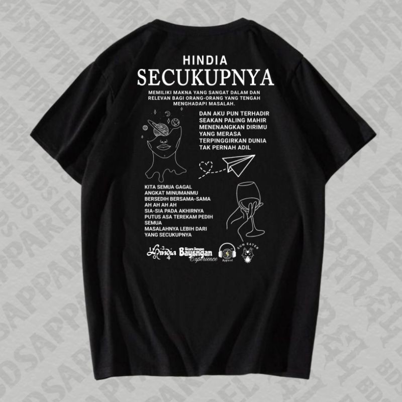BDSAPPAREP T-SHIRT BAND HINDIA SECUKUPNYA
