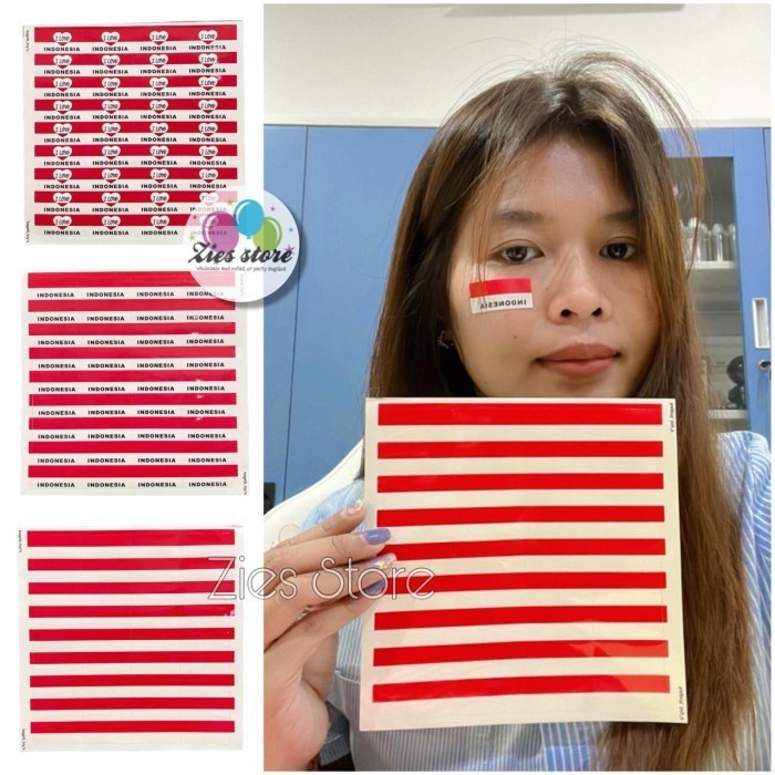 

Sticker Pipi MP Dirgahayu RI / Sticker Bendera Merah Putih Perlembar