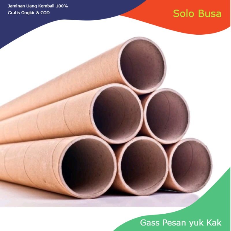 

cone con tabung murah kertas tebal karton kolong packing tambahan savety